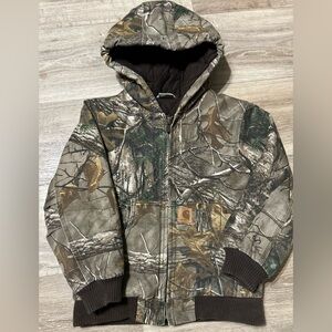 Carhartt Woodland Camo Hooded Jacket